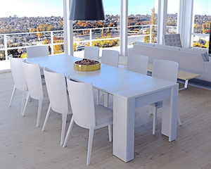Test Table console extensible Oslo Plus jusqu'à 3 mètres, table 14 places au meilleur prix